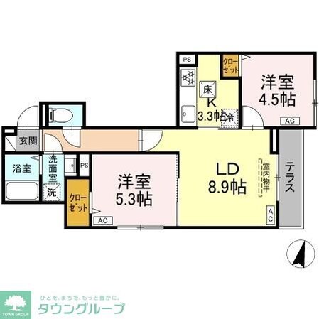 セレスティア興野の物件間取画像
